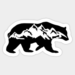 MOUNTAINS BEAR Sticker